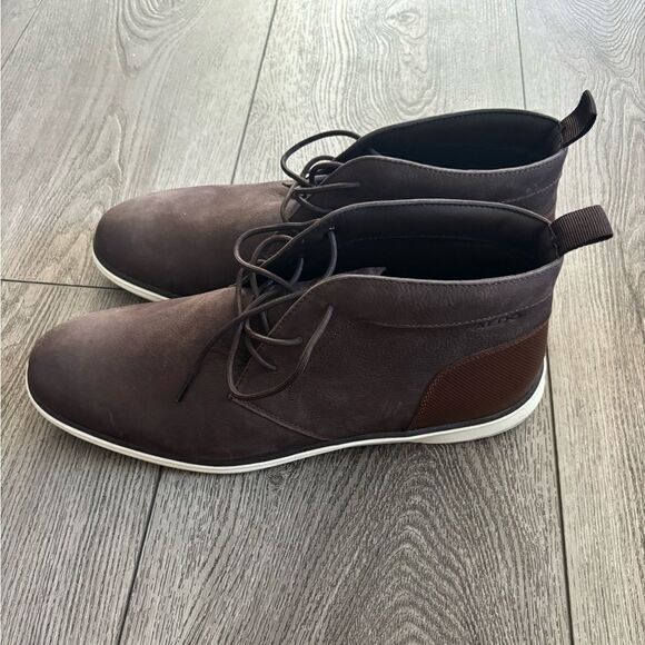 Aldo Men\'s Brown Clinton ankle boots